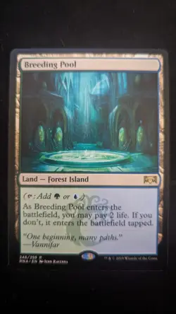 Magic The Gathering MTG BREEDING POOL Ravnica Allegiance NM Near Mint - Image 1