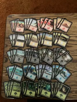 Onslaught Basic Land Lot x80 Magic the Gathering Basic Land 4x Each Art - Image 1