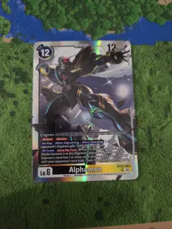 Digimon Card Game Alphamon BT22-063 SR Cyber Eden NM - Image 1