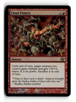 MTG | Fatal Frenzy | Planar Chaos | Foil | Moderately Played | English - Image 1