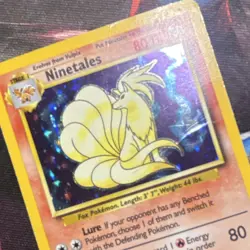 Pokemon Ninetales 12/102 Base Set Holo Rare WOTC Vintage HP - Image 2