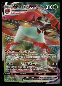 Orbeetle VMAX 021/185 SWSH04: Vivid Voltage Pokemon - Image 1