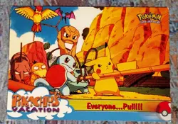 Pokemon TOPPS Pikachu's Vacation EVERYONE... PULL!!! #52 - Image 1