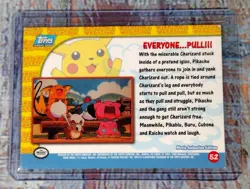 Pokemon TOPPS Pikachu's Vacation EVERYONE... PULL!!! #52 - Image 4