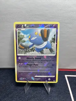 Croagunk 13/17 Cracked Ice Holo- POP Series 8- Vintage Pokemon Singles- LP - Image 1