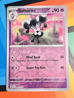 Reverse Holo Gothorita 091/193 Uncommon SV02: Paldea Evolved Pokemon NM - Image 1