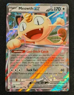 Meowth EX 062/088 Pokemon TCG Perfect Order Double Rare Holo MintU - Image 1