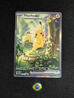 Pokemon TCG Ascended Heroes Pikachu ex SIR 276/217 - Portuguese Brazil - Image 1