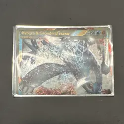 Kyogre & Groudon Legend Top 87/90 Undaunted Ultra Rare Holo TAG TEAM Pokemon TCG - Image 1