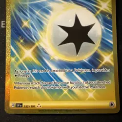 Jet Energy 252/191 Surging Sparks Pokemon Card Full Art Hyper Rare - Image 3