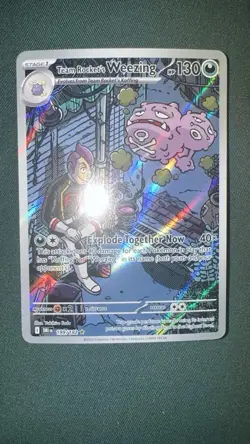 Pokemon TCG Team Rockets Weezing Destined Rivals 199/182 NM Condition - Image 1
