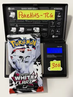 (VERY LIGHT)🔥 22.45g Pokemon TCG White Flare Booster Pack Factory Sealed✅ - Image 1