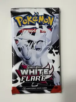 (VERY LIGHT)🔥 22.45g Pokemon TCG White Flare Booster Pack Factory Sealed✅ - Image 2