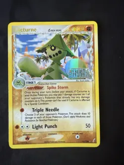 Cacturne (Delta Species) 15/100 Crystal Guardians Reverse Holo STAMP NM - Image 1