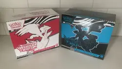 Pokemon TCG Black Bolt and White Flare Elite Trainer Box ETB Set of 2 Sealed - Image 1