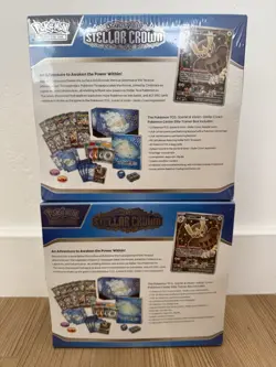 Pokemon Center Stellar Crown Elite Trainer Box PC ETB Sealed (Lot of 2) - Image 2
