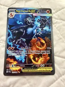 Mega Charizard x EX SIR Phantasmal Flames Pokemon TCG Near Mint Condition Eng - Image 1