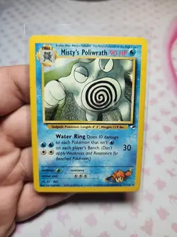 Misty's Poliwrath 31/132 Gym Heroes Unlimited Rare MP/HP - Vintage Pokemon - Image 1
