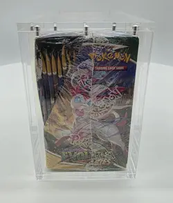 Pokemon TCG Evolving Skies Booster Factory Sealed with Acrylic Case - Image 3