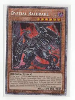 Yugioh Bystial Baldrake MP25-EN045 Starlight Rare 1st Edition Nm - Image 1