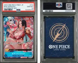 2024 ONE PIECE JAPANESE PRB01 -PREMIUM BOOSTER-THE BEST- #013 BOA HANCOCK PSA10 - Image 3
