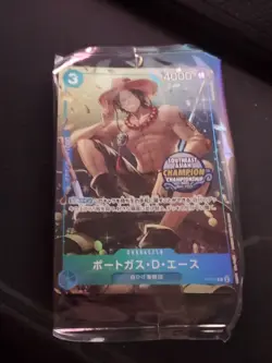 Portgas.D.Ace Southeast Asian Champion P-074 One Piece Japanese Promo NM - Image 2