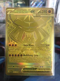 Mega Zygarde ex 124/088 Mega Hyper Rare ME03 Perfect Order English Pokemon Card - Image 1