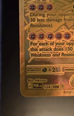 Mega Zygarde EX 124/088 Me03: Perfect Order Holo, Mega Hyper Rare Pokemon - Image 5