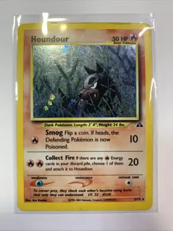 2001 Pokemon Neo Discovery Houndour Holo #5/75 - Image 1