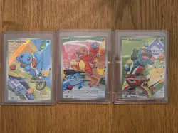 Pokemon TCG First Partner Illustration Collection Series 1| Kanto GEN 1 Starters - Image 1