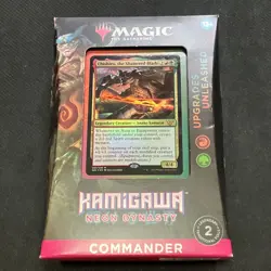 MtG Commander Kamigawa - Neon Dynasty Commander Deck, Upgrades Unleashed 195166105352 - Image 1