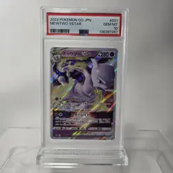 PSA 10 JAPANESE POKEMON GO 2022 MEWTWO VSTAR FULL ART #031 - Image 1
