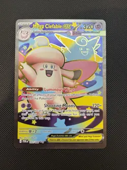Pokemon TCG Mega Clefable EX 103/088 Double Rare Foil POR 320HP English - Image 1