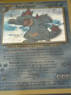 CGC 8 Feraligatr 2000 Neo Genesis 5/111 Holo Pokemon Card - Image 3