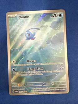 Pokemon TCG Phione Full Illustration Rare Card 175/167 Twilight Masquerade NM - Image 1