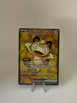 Pokemon Meowth EX Full Art Ultra Rare Holo 107/088 English perfect order - Image 1