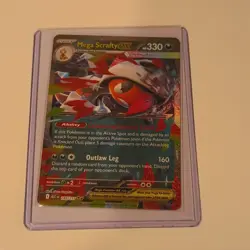 Pokemon Mega Scrafty EX 135/217 ASC Ultra Rare Holo 330 HP - Image 1
