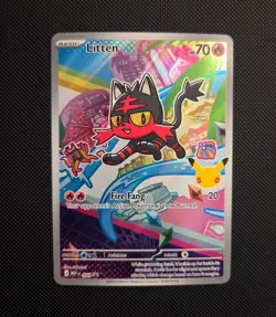 Pokemon TCG First Partner Illustration Collection Series 1 Alola Gen 7 Starters - Image 4