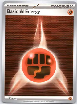 POKEMON TCG BASIC FIGHTING ENERGY 022 SVE SCARLET & VIOLET ENERGIES POKEMON - Image 1
