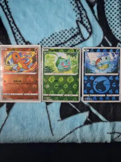 Pokemon Charmander Bulbasaur Squirtle Chinese TCG Card Lot - Image 1