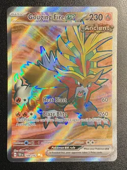 Gouging Fire ex Full Art UR 188/162 Pokemon TCG Temporal Forces Ultra Rare - NM - Image 1
