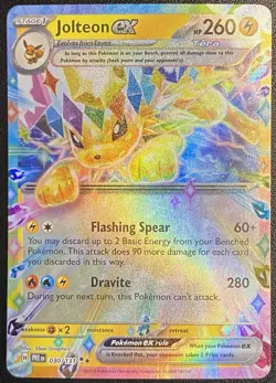 Jolteon ex DR 030/131 Pokemon TCG S&V Prismatic Evolutions Double Rare - NM - Image 1