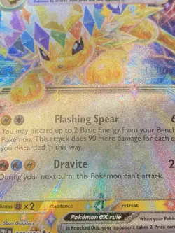 Jolteon ex DR 030/131 Pokemon TCG S&V Prismatic Evolutions Double Rare - NM - Image 3