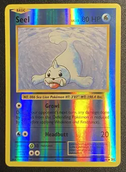 Seel Reverse Holo Common 28/108 Pokemon TCG XY Evolutions NM Free Ship - Image 1