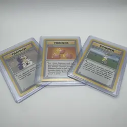 Pokemon Trainer Shadowless, Pokemon Breeder, Revive, Imposter Professor Oak - Image 1