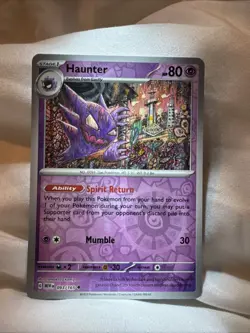 Haunter - Reverse Holo - 93/165 Scarlet & Violet 151 - Pokemon TCG - Image 1