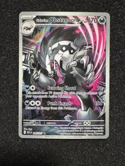 Pokemon TCG Ascended Heroes Galarian Obstagoon Illustration Rare 245/227 - Image 1
