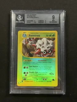 Forretress Reverse Holo BGS 9 Mint 2003 Pokemon Skyridge 56 - Image 1