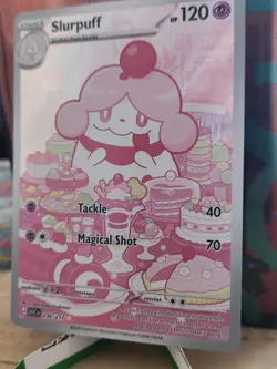 Slurpuff 236/217 ASC Holo Rare Pokemon TCG Card 120 HP Stage 1 Tackle 40 - Image 2
