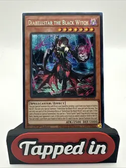 Diabellestar The Black Witch - NM - MP24-EN109 - Prismatic Secret Rare - PSR - Image 1